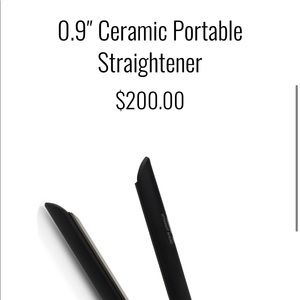 Straight Ahead 0.9” Ceramic Portable Straightener